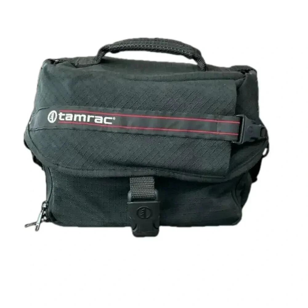 Tamrac Camera Bag Case Canvas Adjustable Shoulder Strap Divider